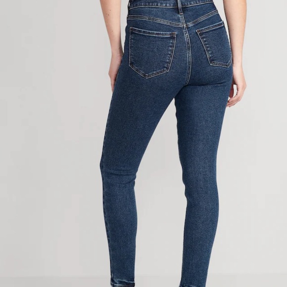 NWT OLD NAVY High-Waisted Rockstar Super-Skinny Jeans Color: New Rinse - Picture 2 of 8